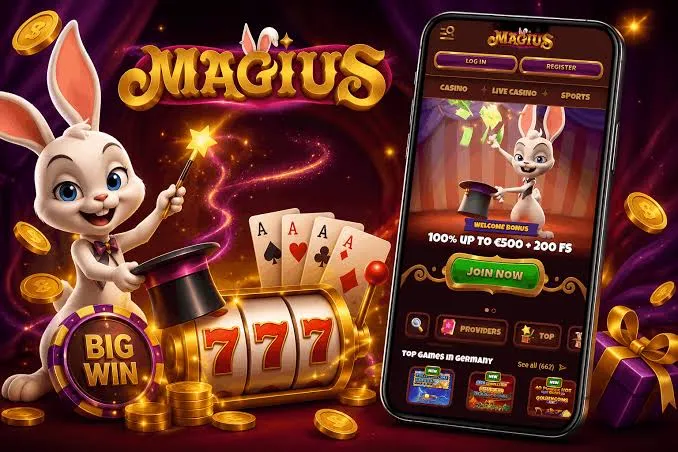 Capture d'écran de l'app Magius Casino